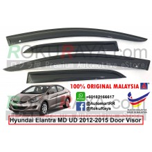 Hyundai Elantra MD UD (5th Gen) 2012-2015 AG Door Visor Air Press Wind Deflector (Medium 8cm Width)